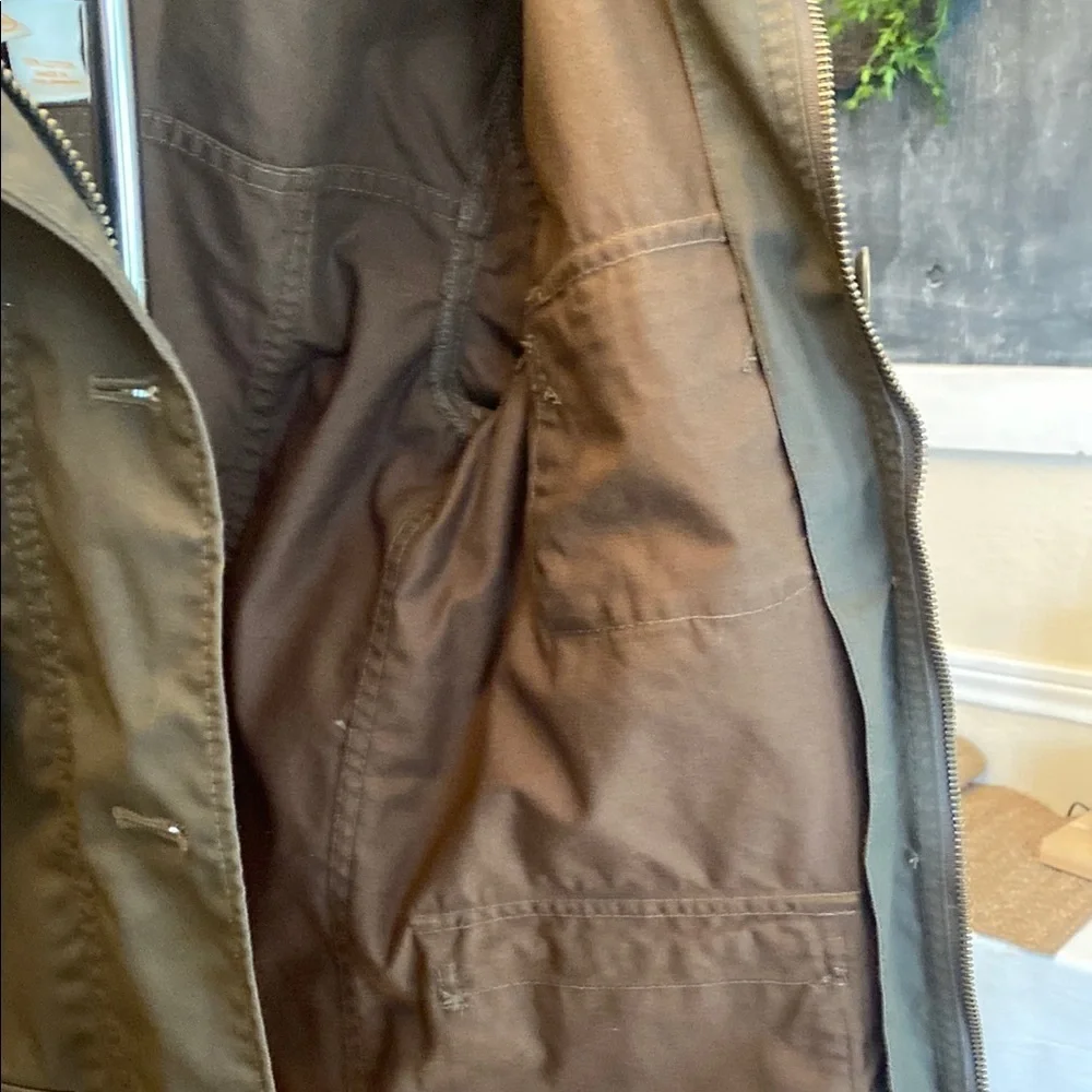J. Crew Green Utility Jacket with Durable Cotton and Military-Inspired Style